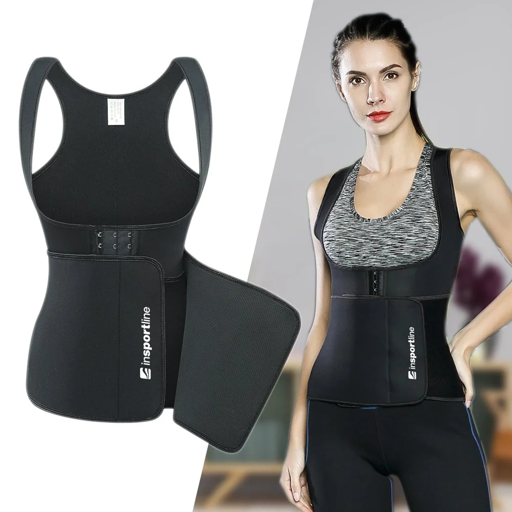 inSPORTline Fitness korzet Corbeam černá - S