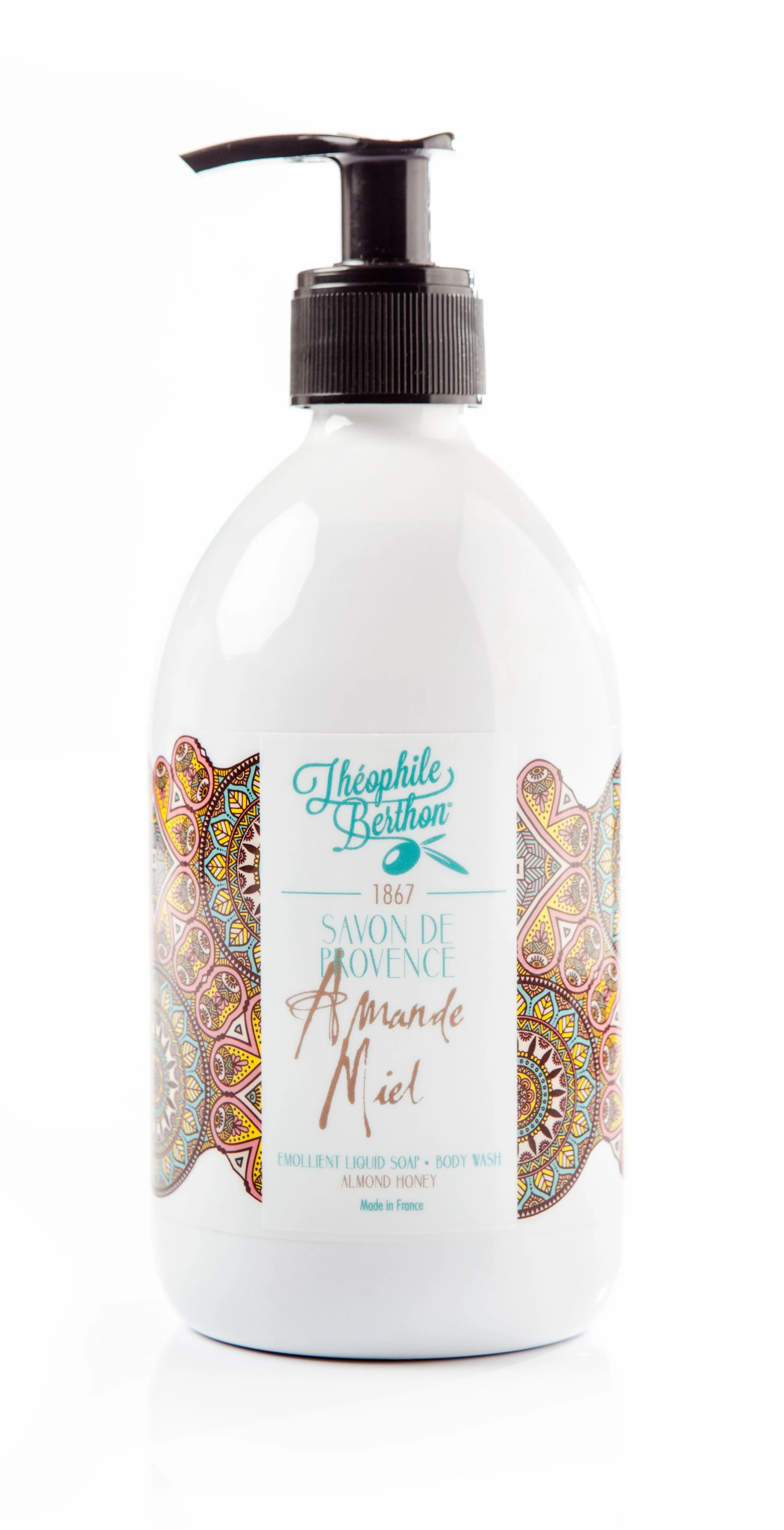 Theophile Berthon Savon de Provence vůně mandlí a medu tekuté mýdlo 500 ml