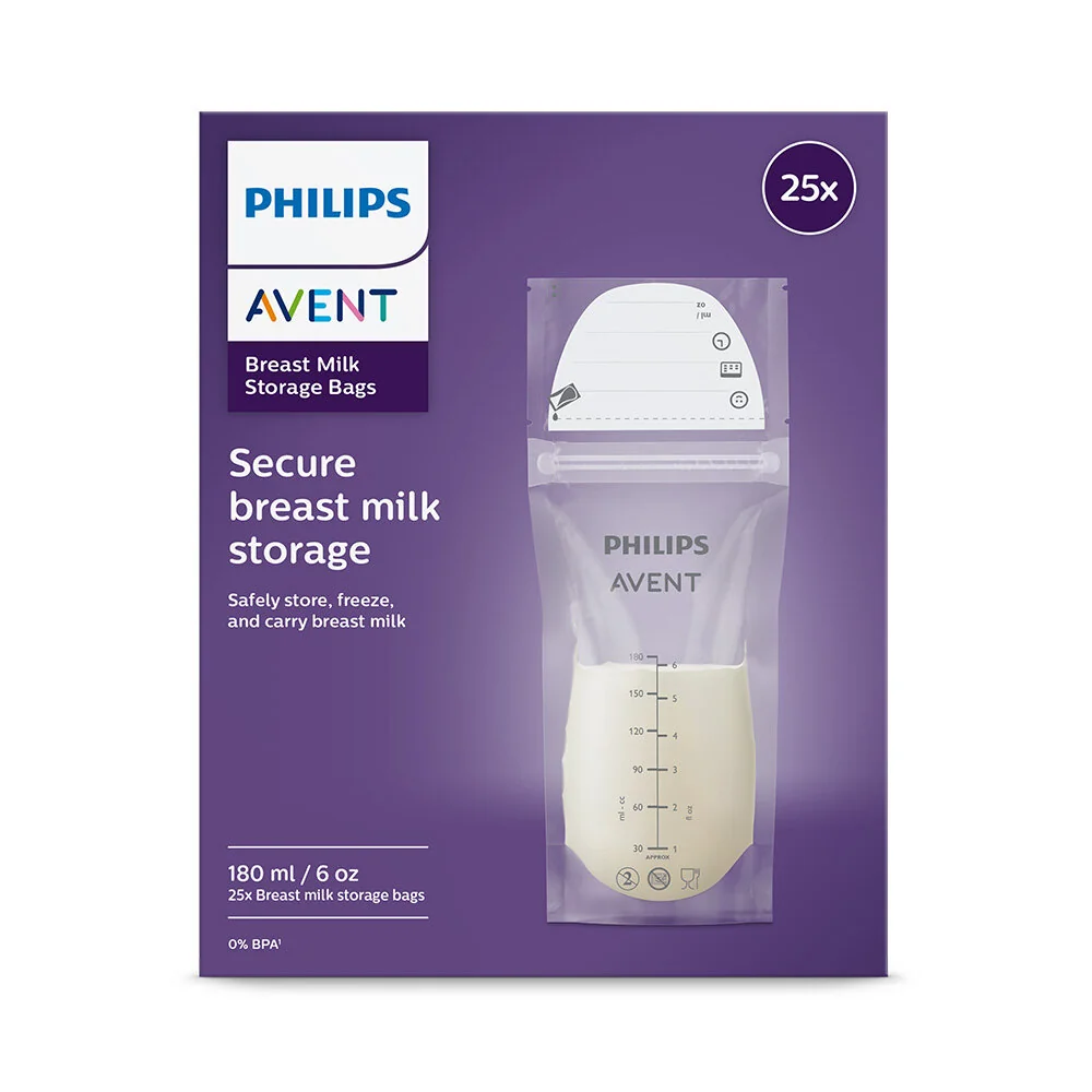 Philips Avent Sáčky na mateřské mléko 180 ml 25 ks