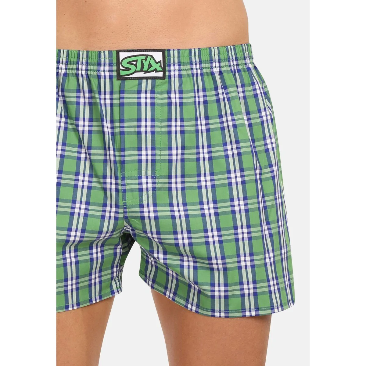 Styx Pánské trenky klasická guma vícebarevné (A202) L