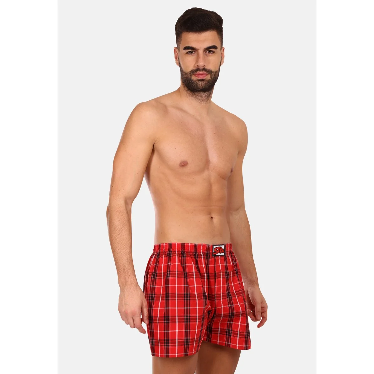 Styx 3PACK pánské trenky klasická guma vícebarevné (3A093134) XL