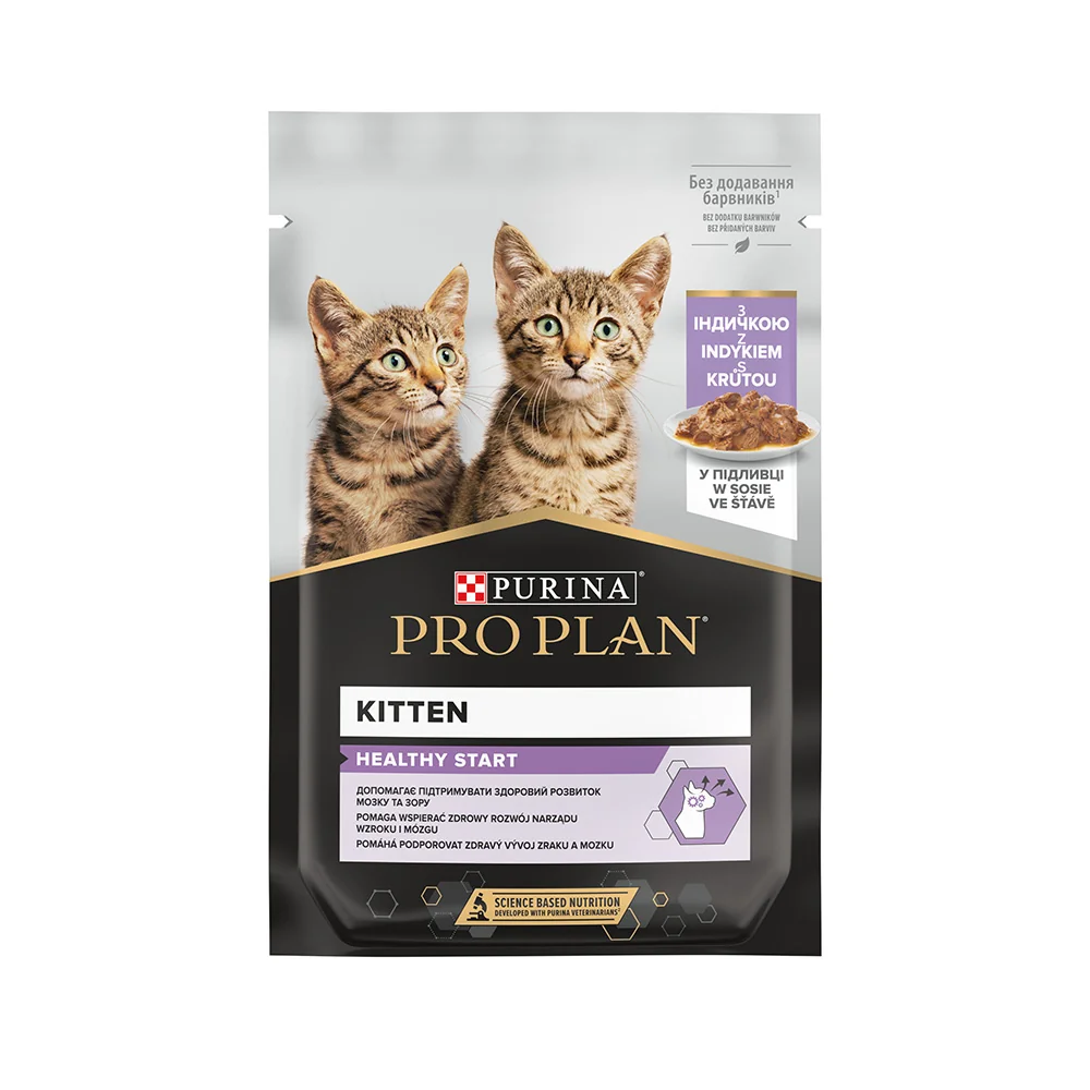 Purina PRO PLAN Kitten Healthy Start krůta ve šťávě kapsička pro koťata 85 g