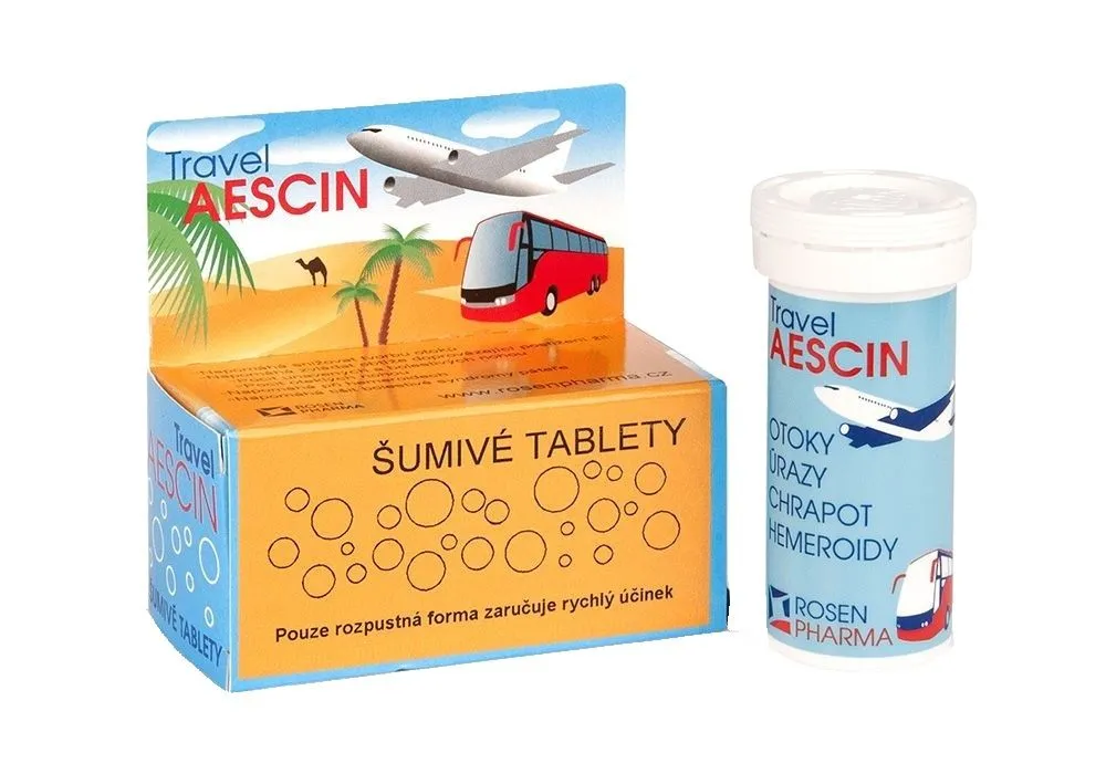 Rosen Travel Aescin 7 šumivých tablet 