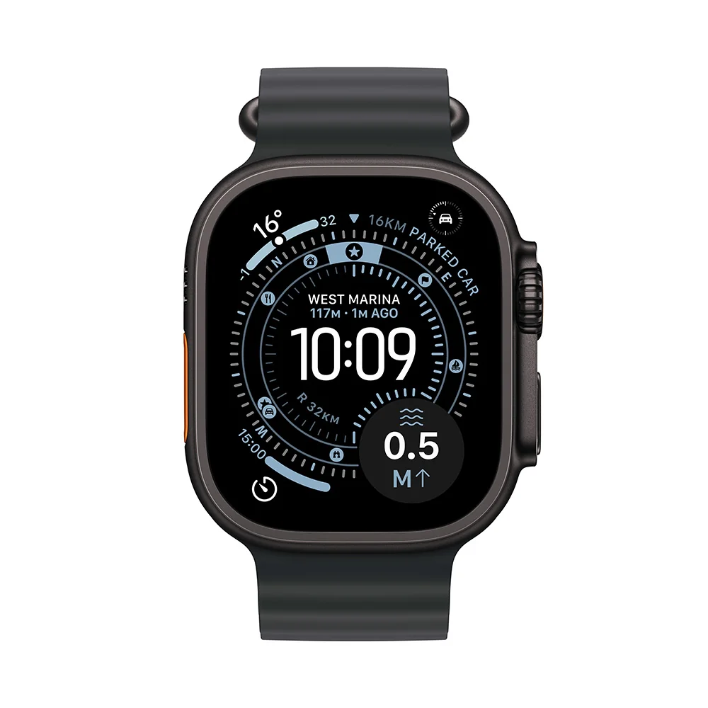 Apple Watch Ultra 3 Black Titan, Black Ocean chytré hodinky