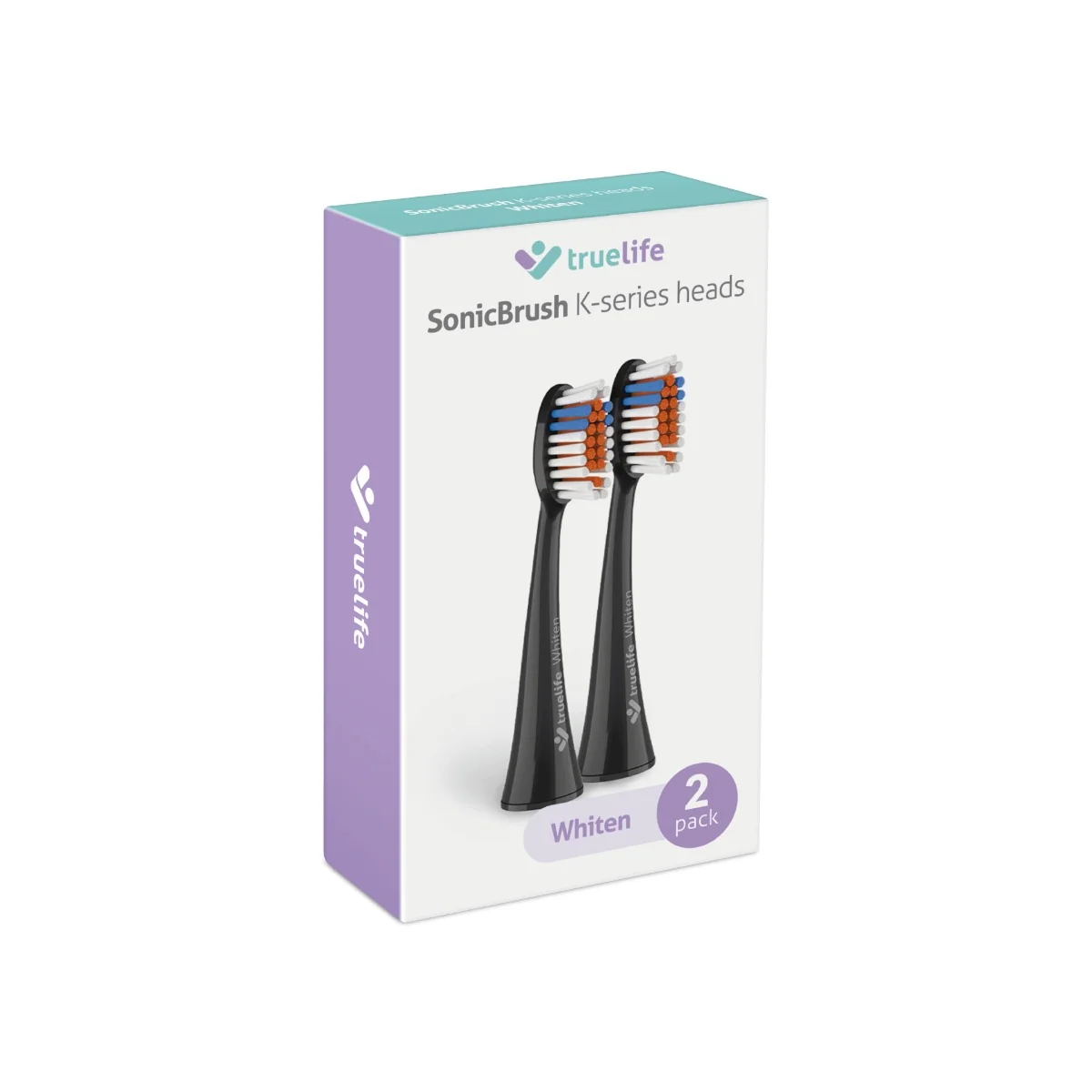 Truelife SonicBrush K-series Heads Whiten Black náhradní hlavice 2 ks