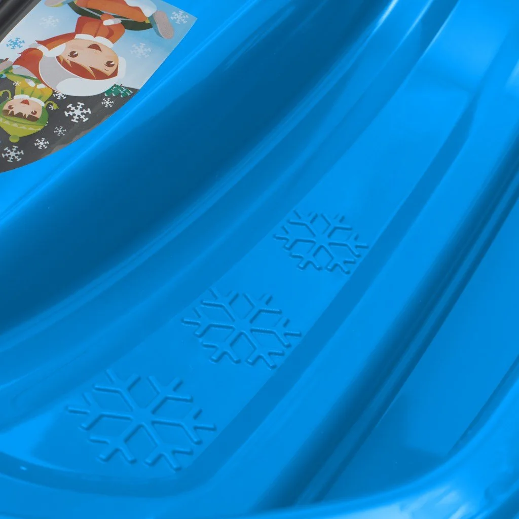 Baby Mix Plastové boby s opěradlem a brzdami  SPEED BOB modré 