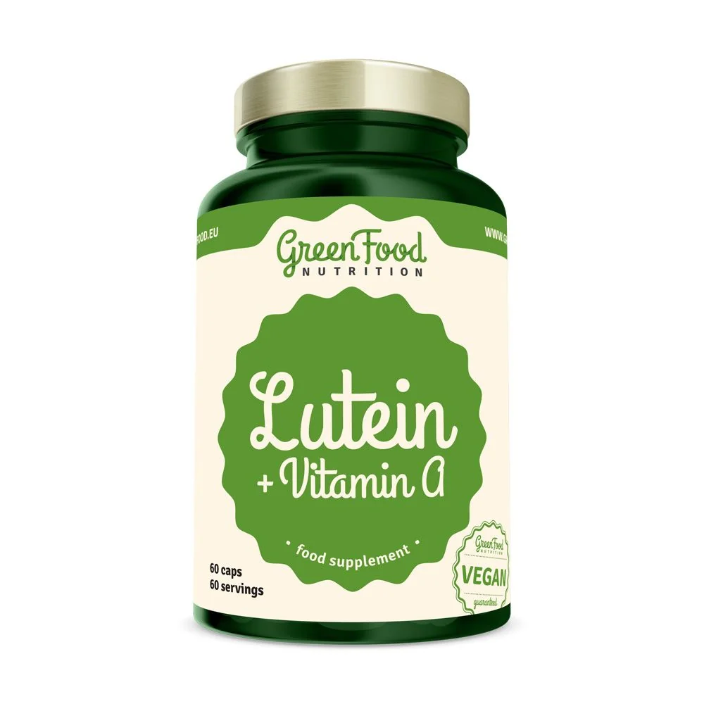 GreenFood Nutrition Lutein + Vitamin A 60 kapslí