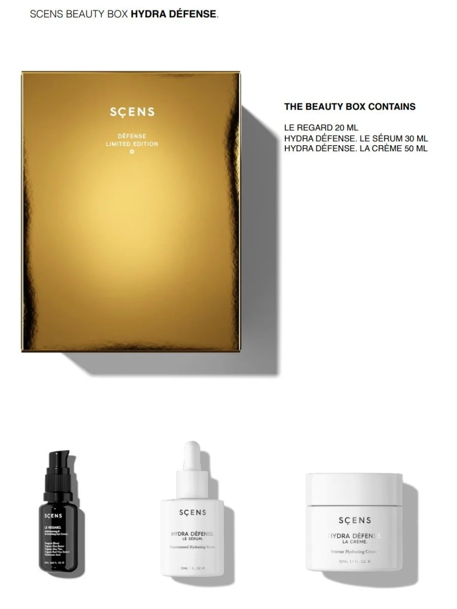 SCENS Beauty Box Hydra Defense dárkový balíček pro hydrataci pleti
