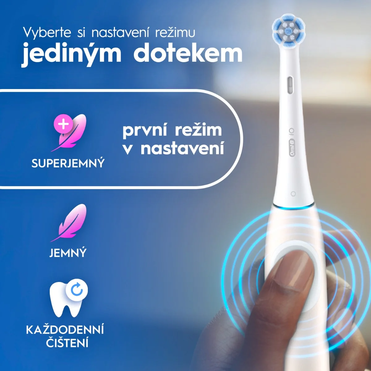 Oral-B iO 2 elektrický zubní kartáček světle růžový