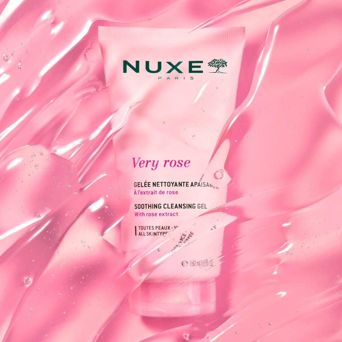 Nuxe Very Rose Zjemňující čisticí gel 150 ml