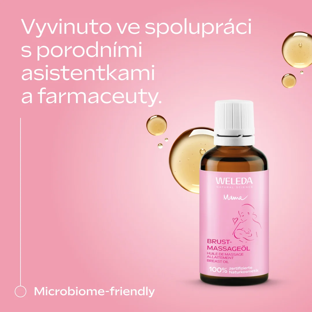 Weleda Olej na masáž prsů 50 ml