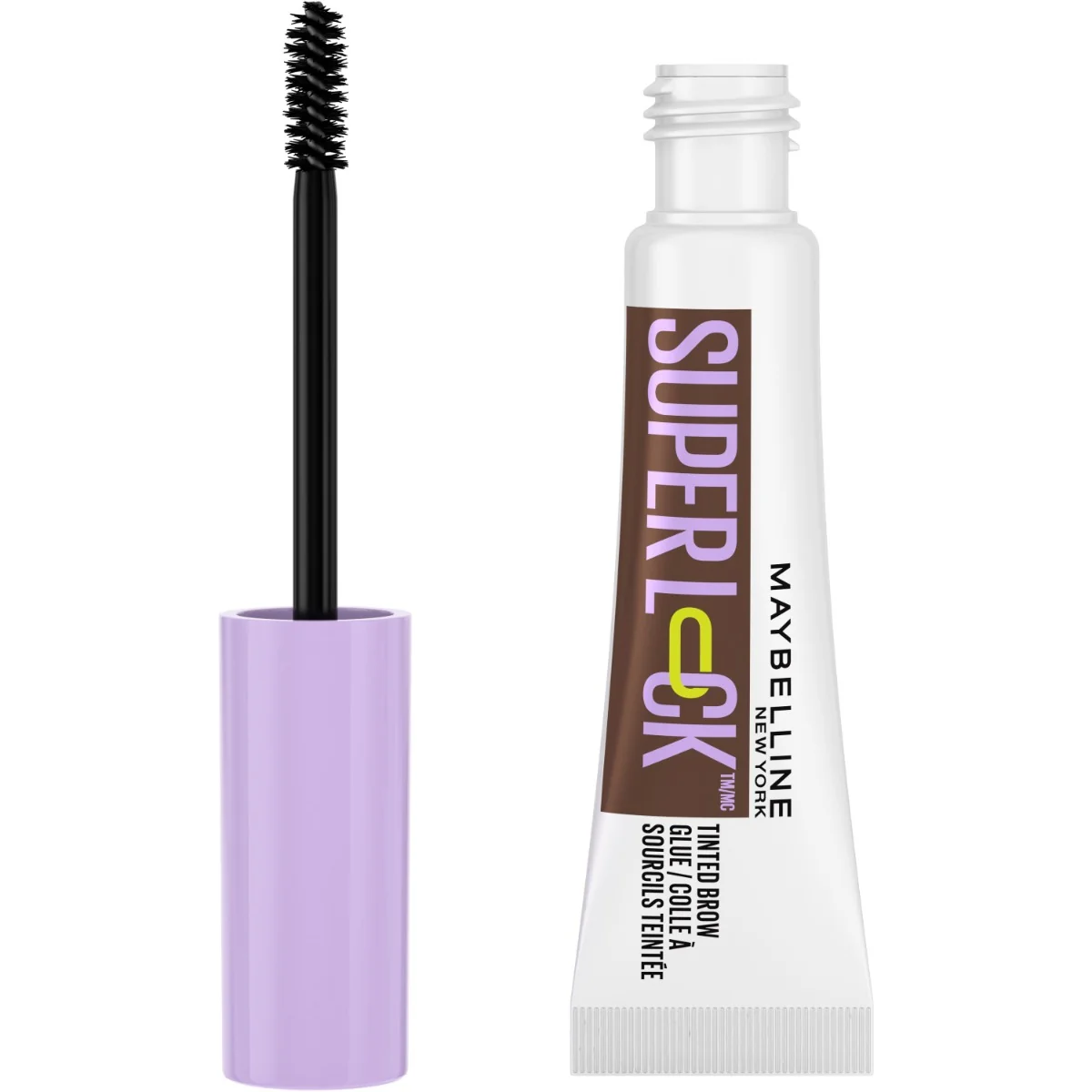 Maybelline Super Lock Brow Glue Deep Brown gel na obočí 8 g