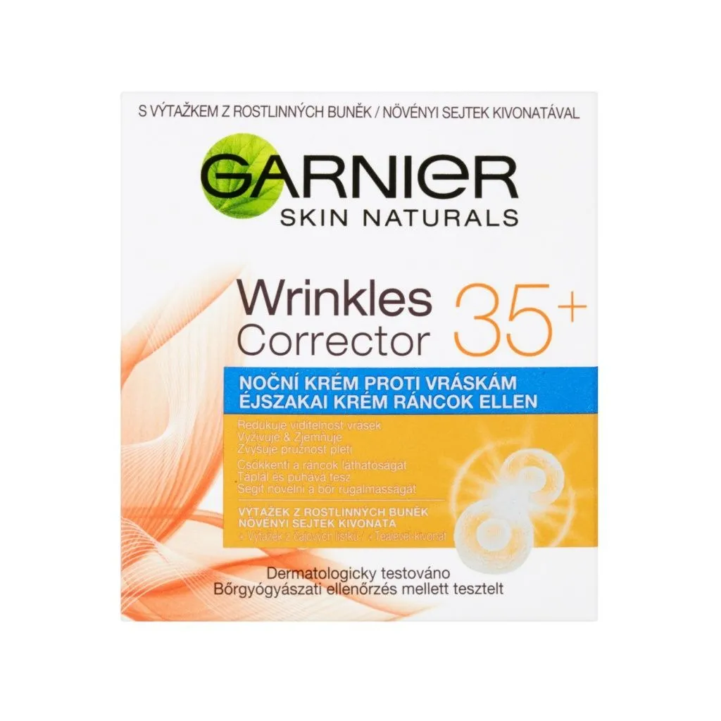 Garnier Skin Naturals Wrinkles Corrector 35+ noční krém proti vráskám 50 ml