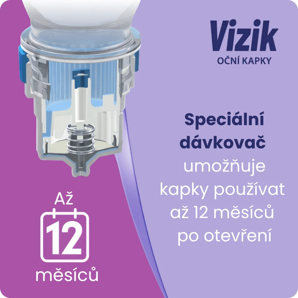 Vizik Long Effect oční kapky 10 ml