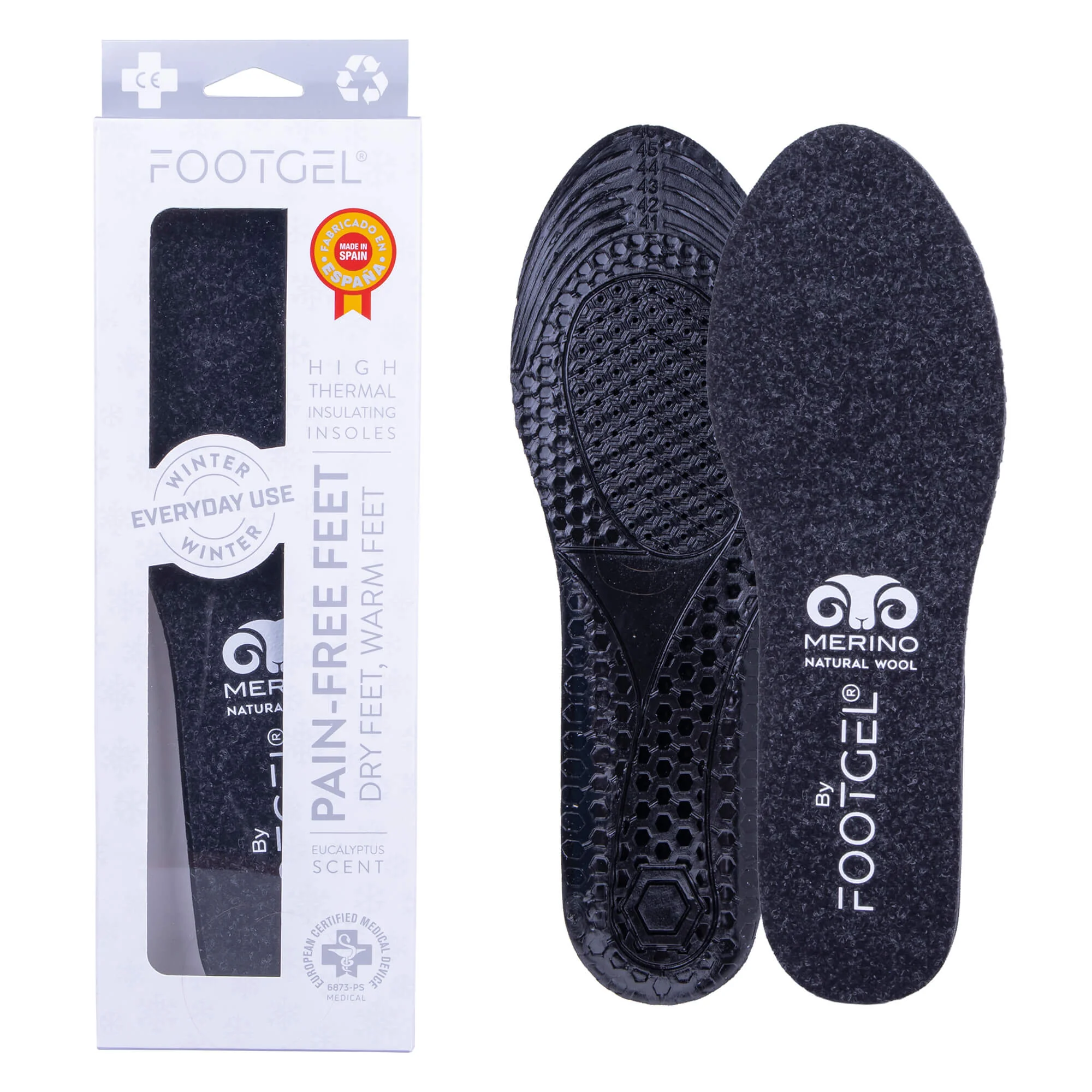 FOOTGEL Vložky do bot URBANWINTER EU 41-46