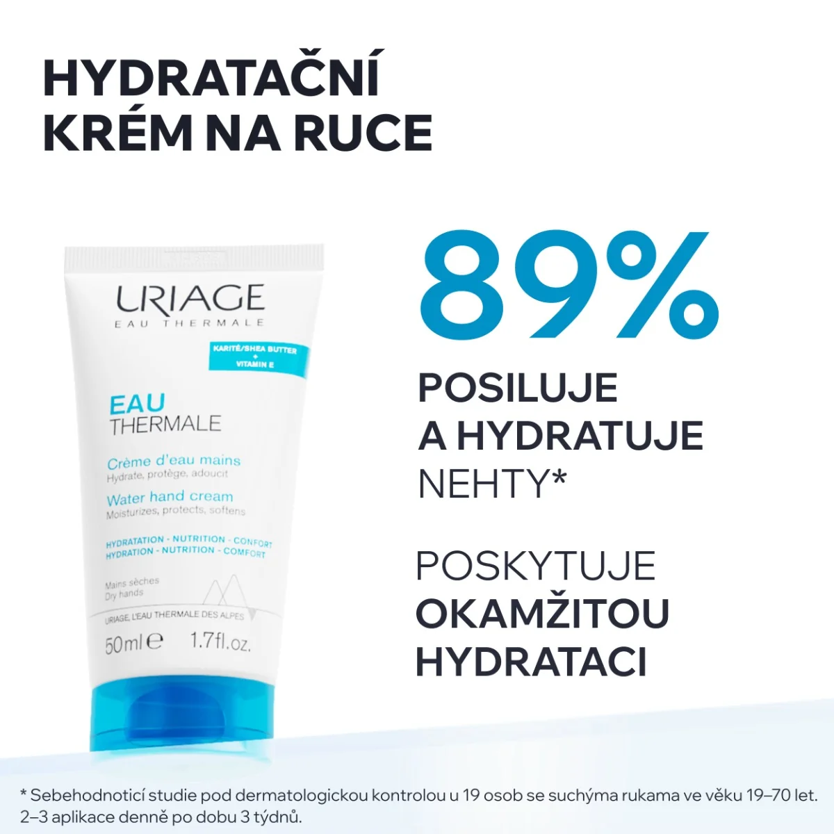Uriage EAU Thermale Krém na ruce 50 ml