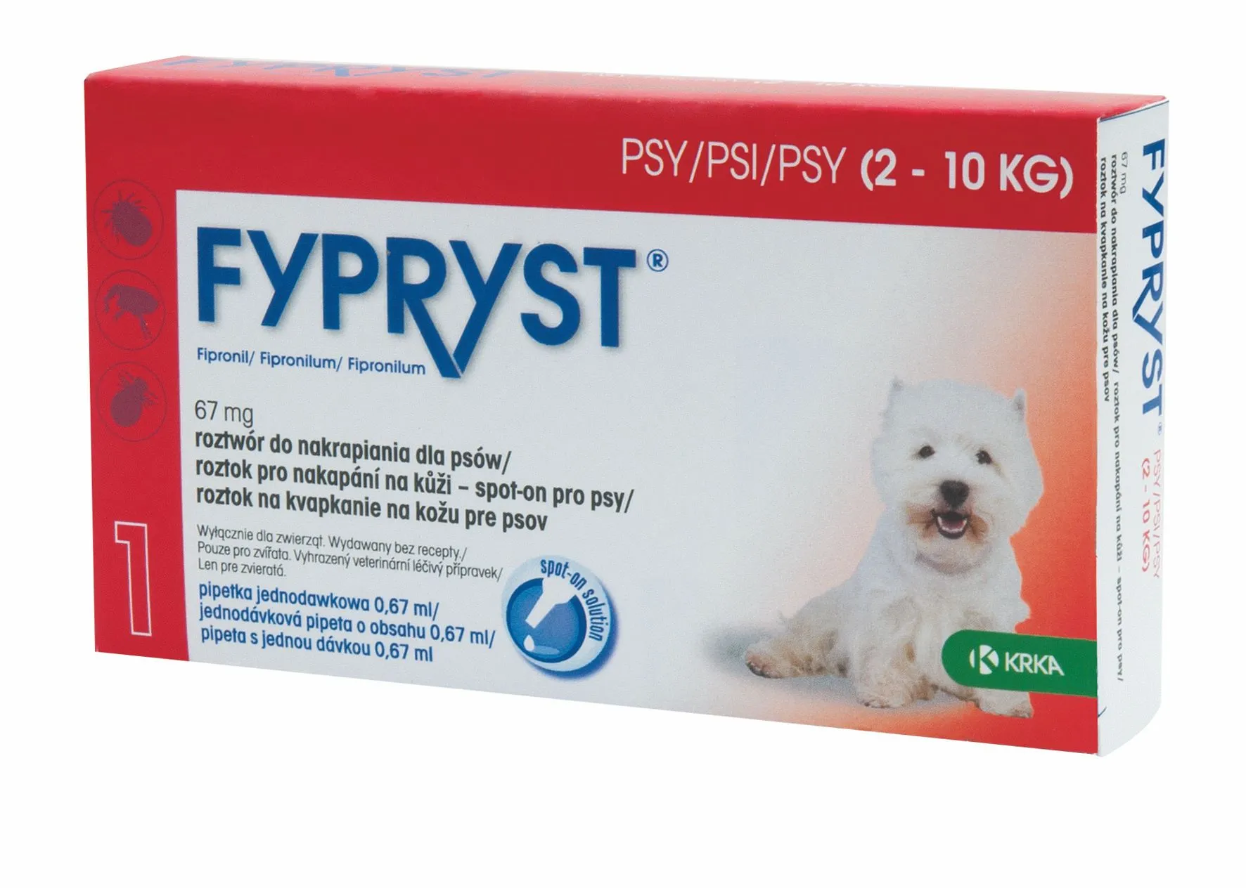 Fypryst Spot-on S pes 2-10 kg