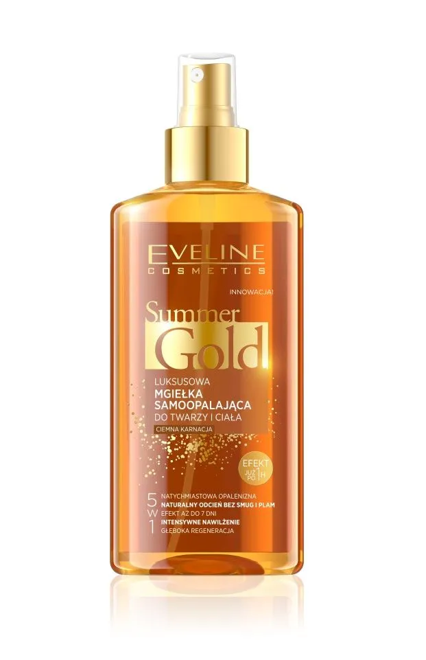 Eveline Summer Gold samoopalovací olej na tmavou pleť 150 ml