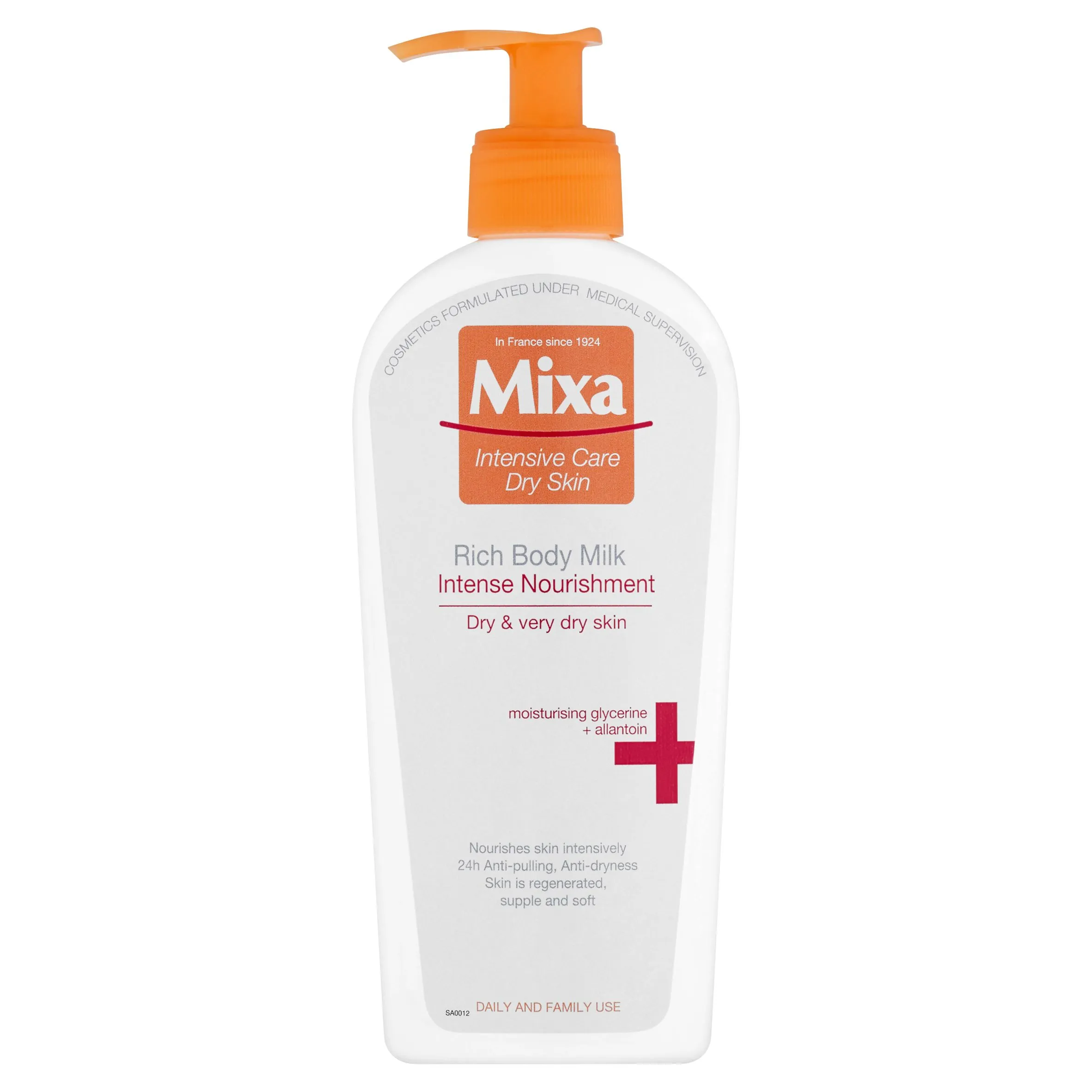 Mixa Intensive Care Dry Skin vyživující tělové mléko 250 ml