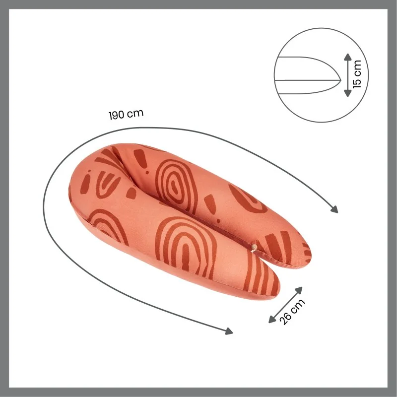 Babymoov multifunkční polštář B.LOVE Earth Terracotta