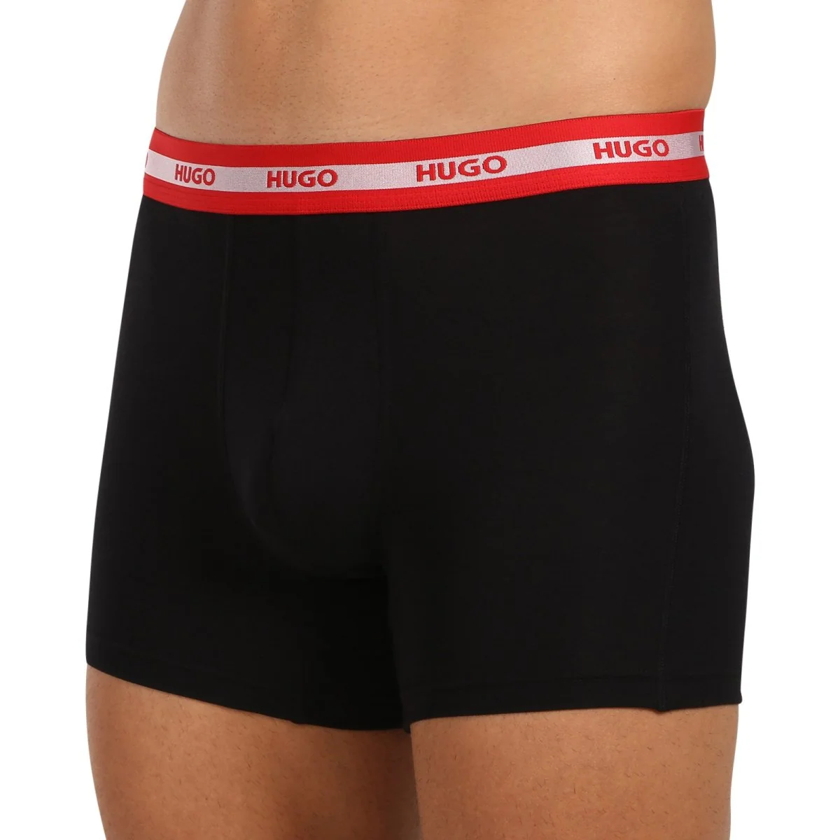 HUGO 3PACK pánské boxerky černé (50520475 962) M