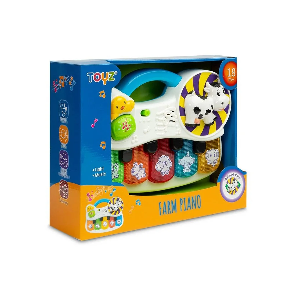 Toyz Interaktivní hračka piánko - Farma