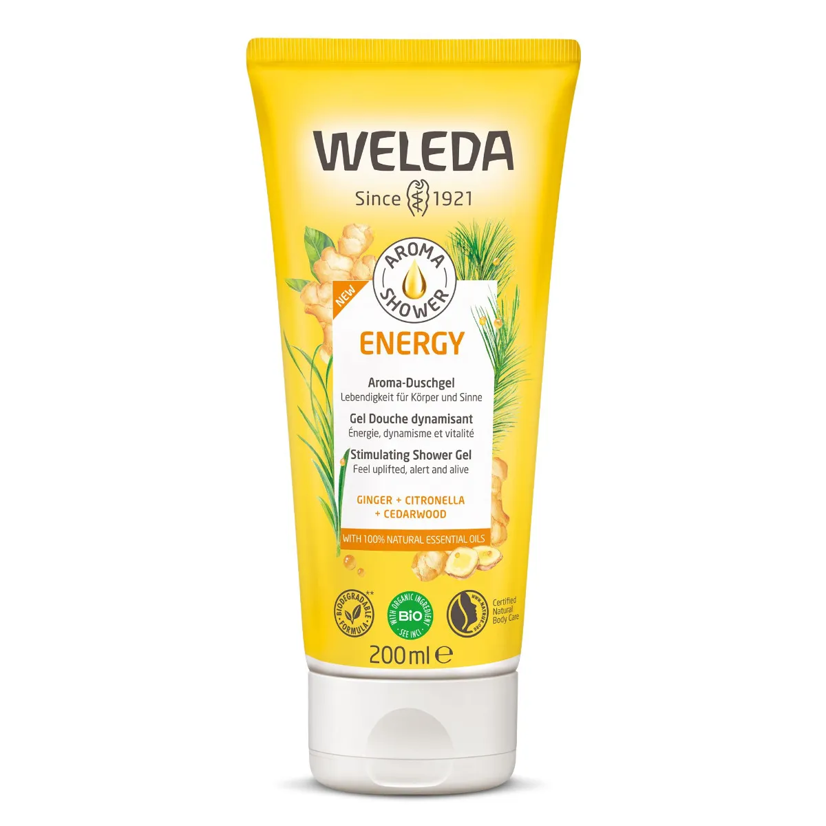 Weleda Aroma Shower ENERGY sprchový gel 200 ml