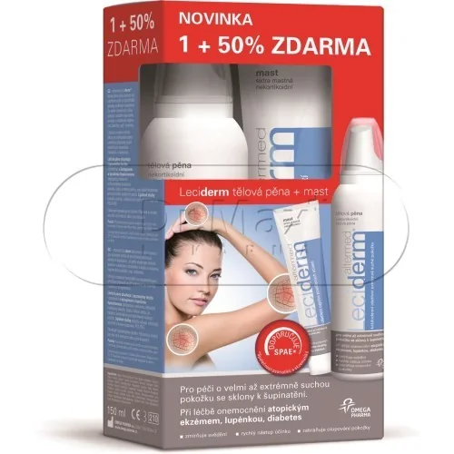 ALTERMED Leciderm pack - pěna 150ml + mast 50ml