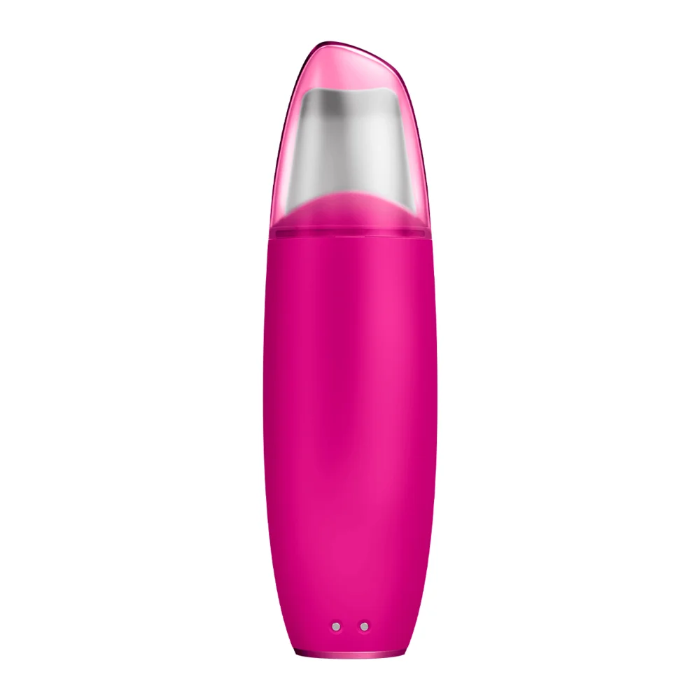 GESKE Microcurrent Skin Scrubber&Blackhead Remover 9in1 ultrazvuková špachtle magenta