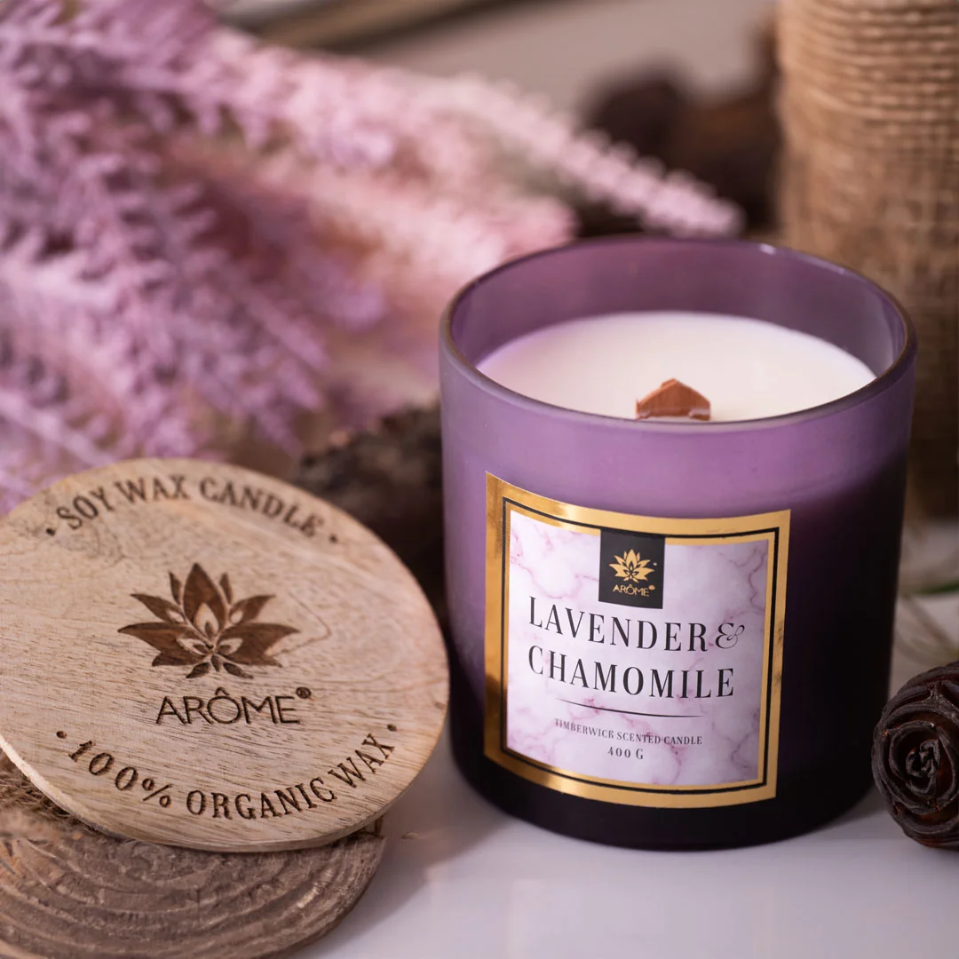 ARÔME Vonná svíčka Lavender & Chamomile 400 g