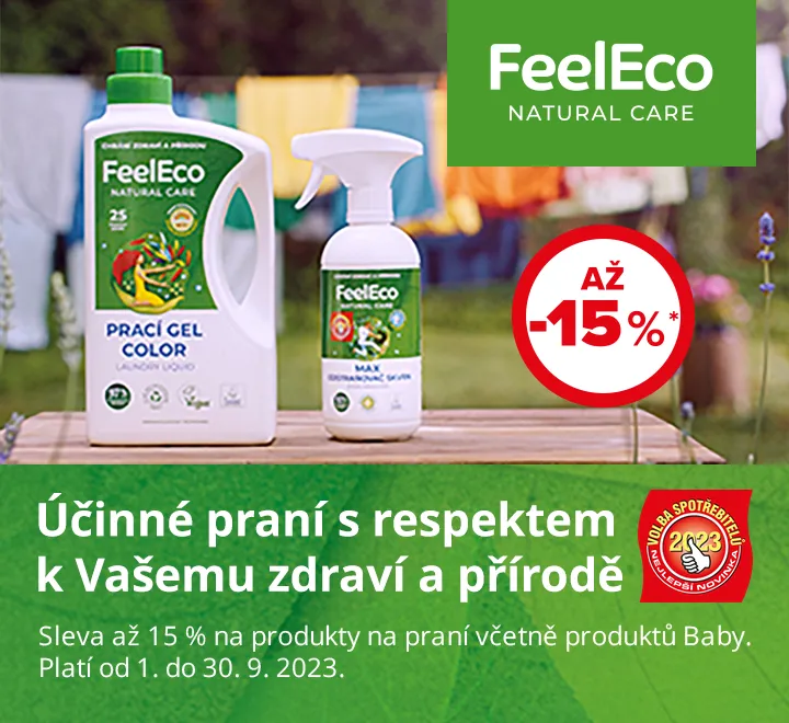 Feel Eco SLEVA 15 % (září 2023)