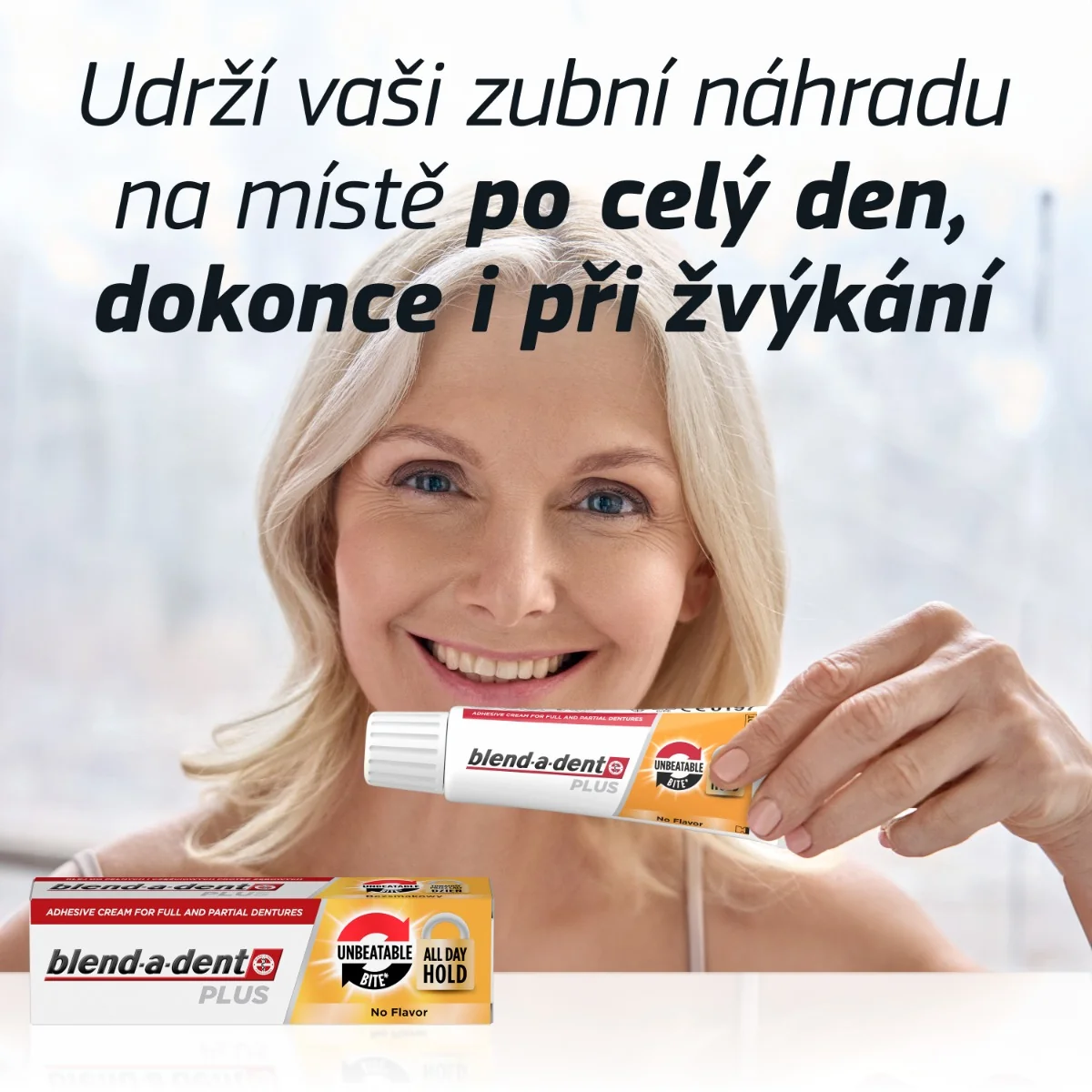 Blend-a-dent Plus Unbeatable Bite fixační krém 40 ml