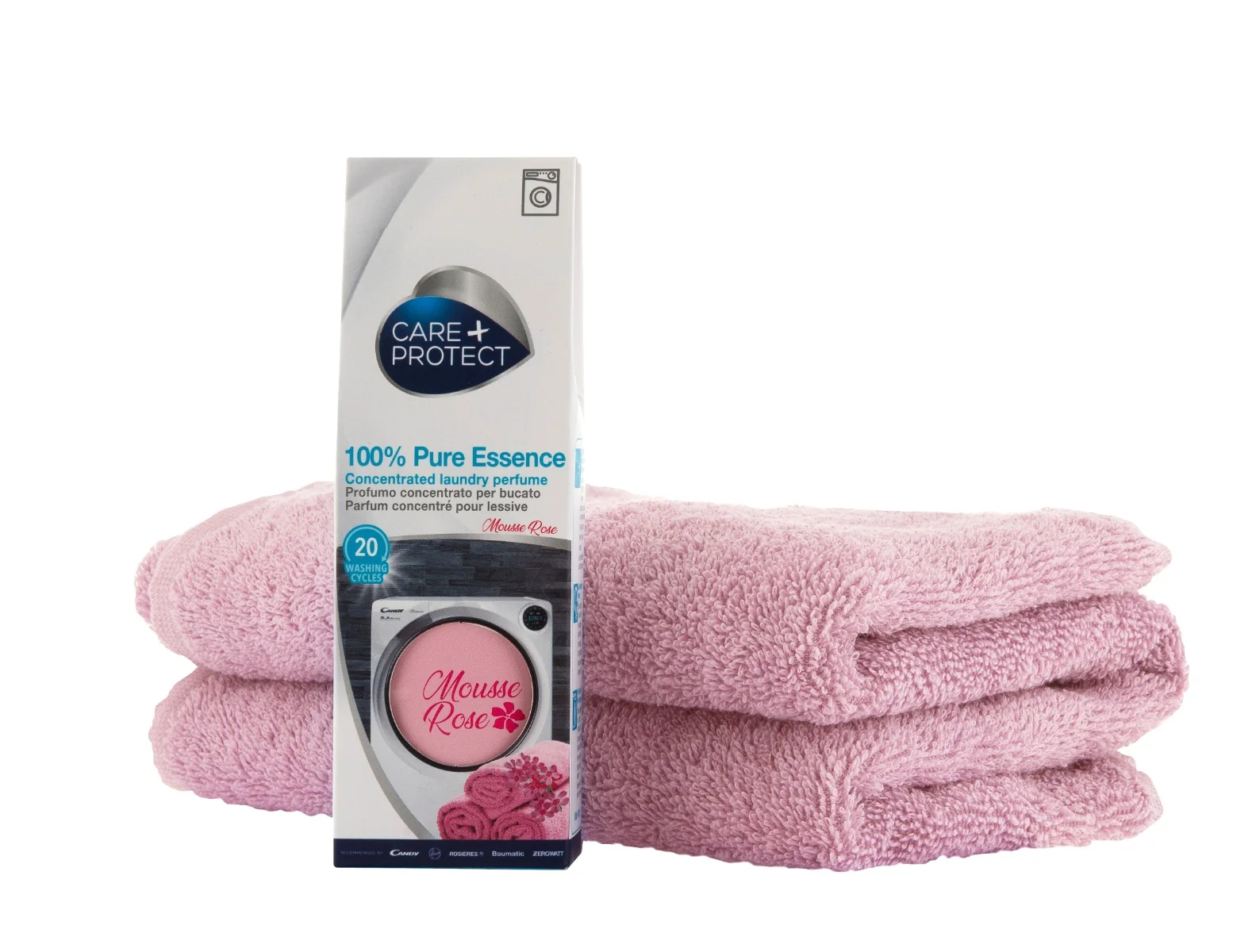 Care+Protect LPL1002M Mousse Rose koncentrovaný parfém do pračky 100 ml