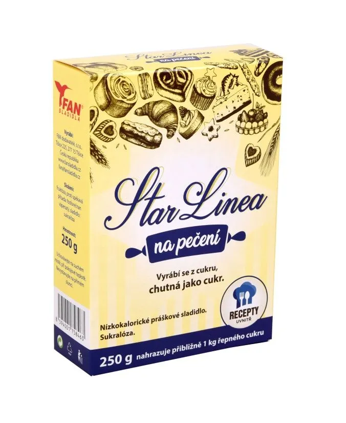 FAN sladidla StarLinea práškové sypké sladidlo 250 g