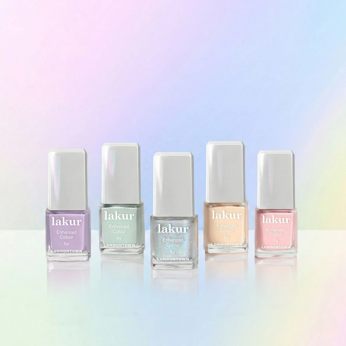 Londontown Care Bears Beary Polished Set miniatur laků na nehty 5 ks