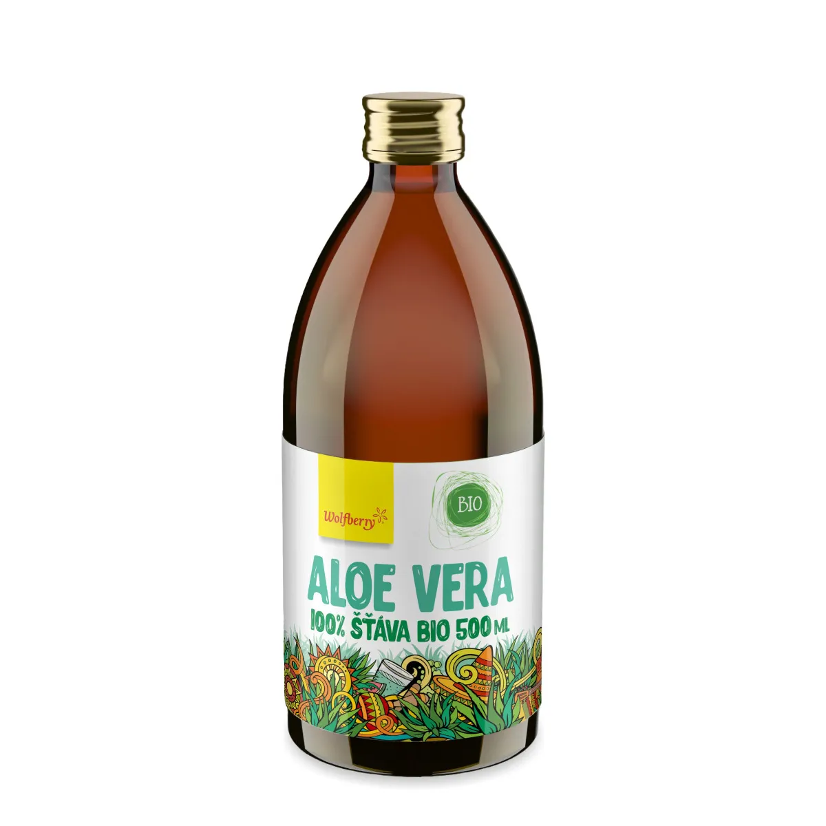 Wolfberry Aloe vera 100% BIO šťáva 500 ml