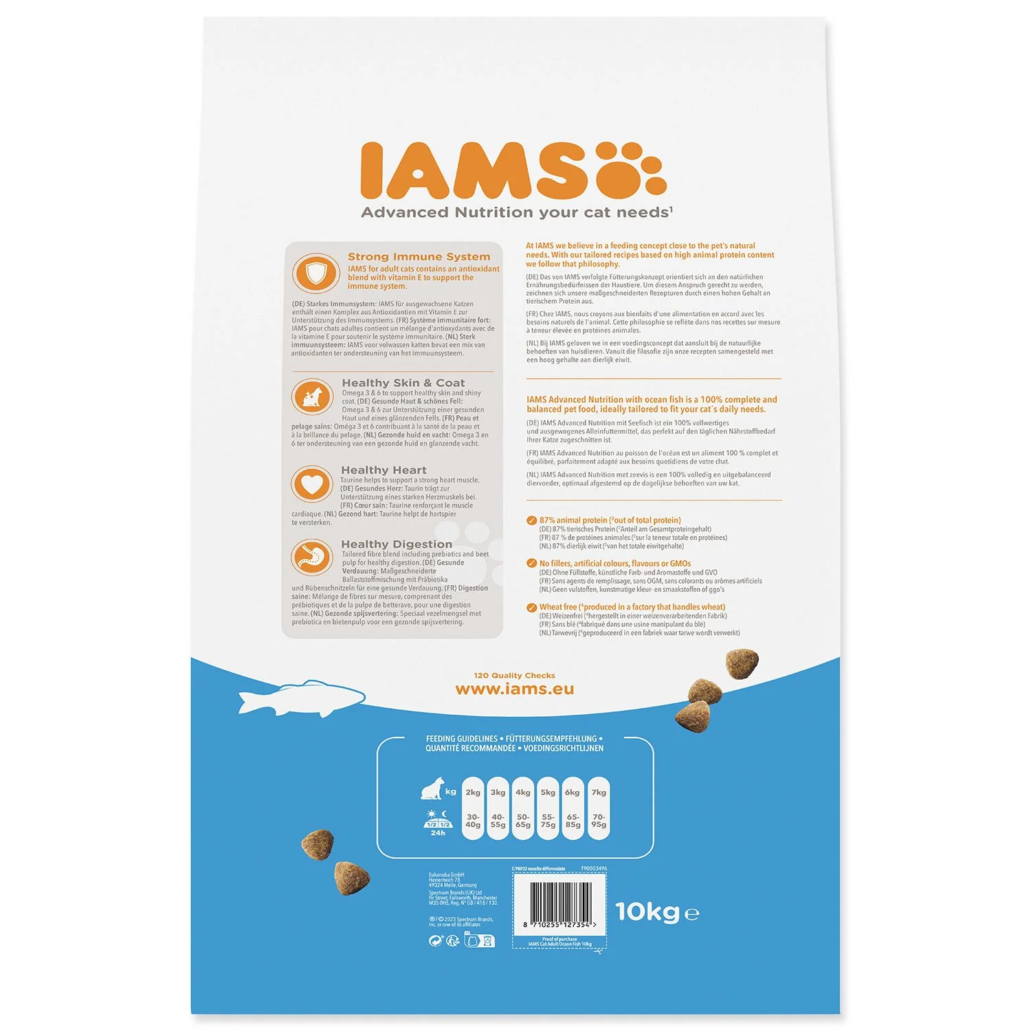 IAMS Krmivo Cat Adult Ocean Fish 10kg 