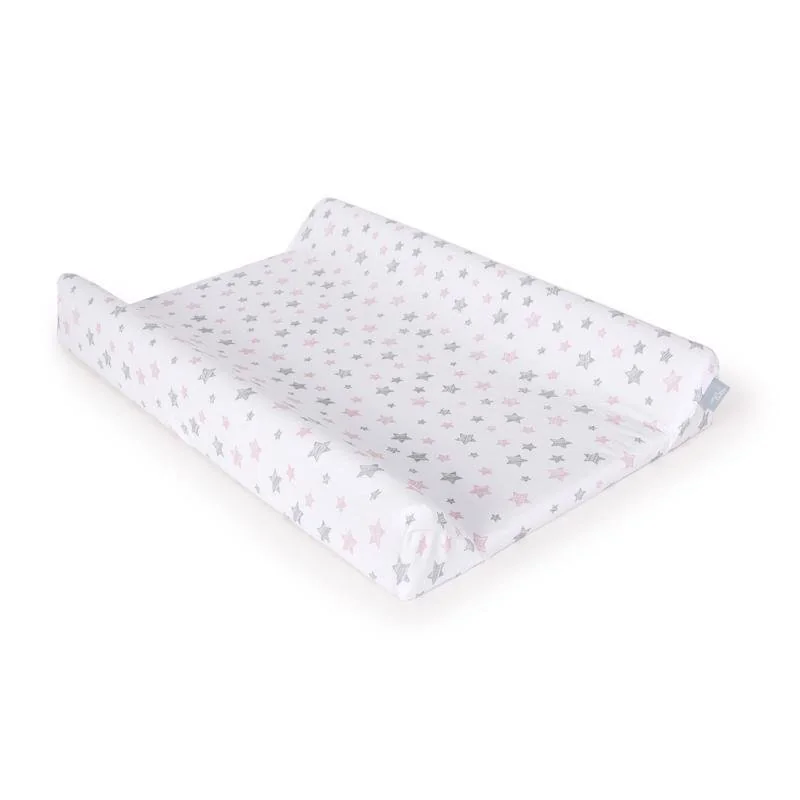 Ceba Potah na přebalovací podložku 50x70-80 cm 2 ks Candy Pink+Pink Stars 