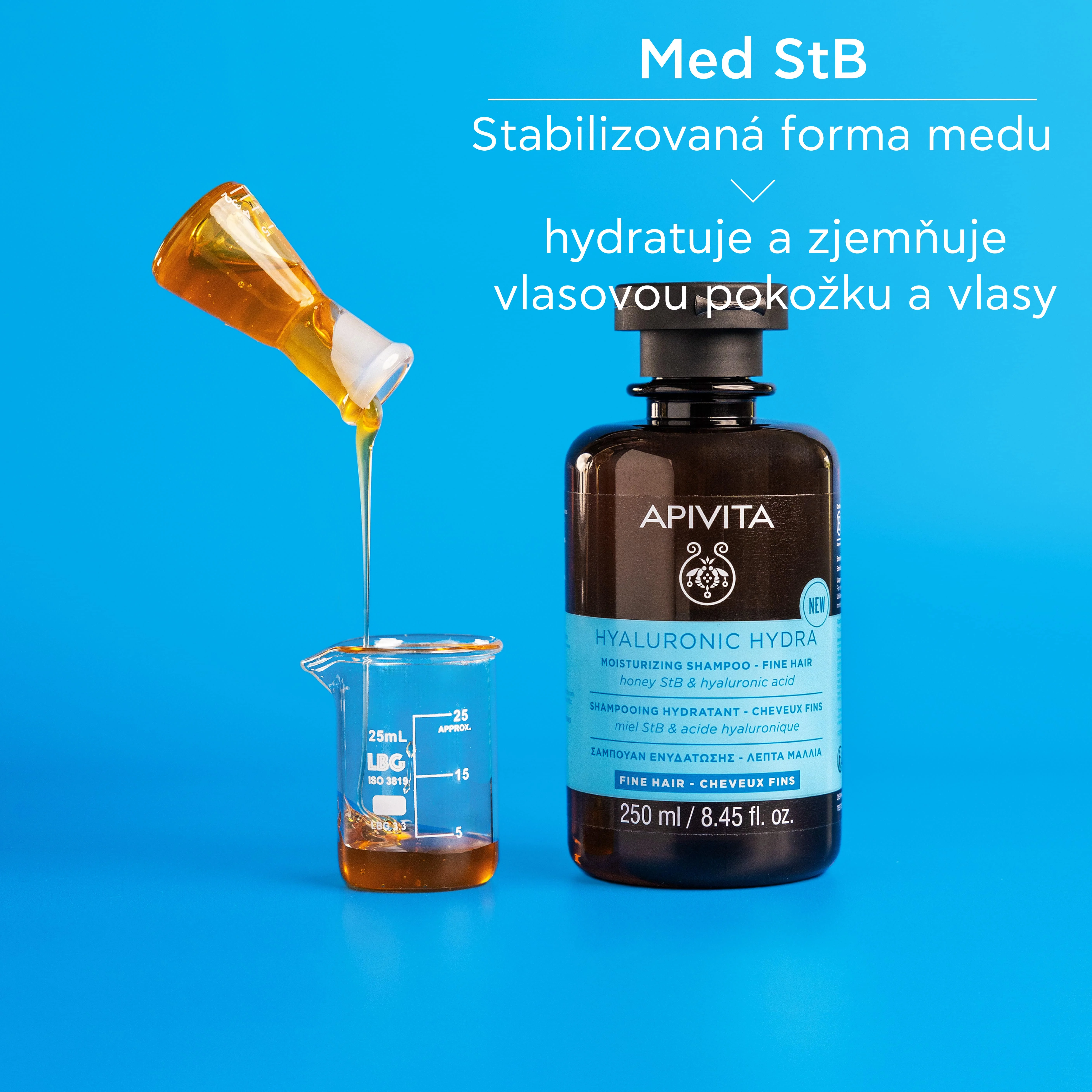 APIVITA Hyaluronic Hydra hydratační šampon na jemné vlasy 250 ml