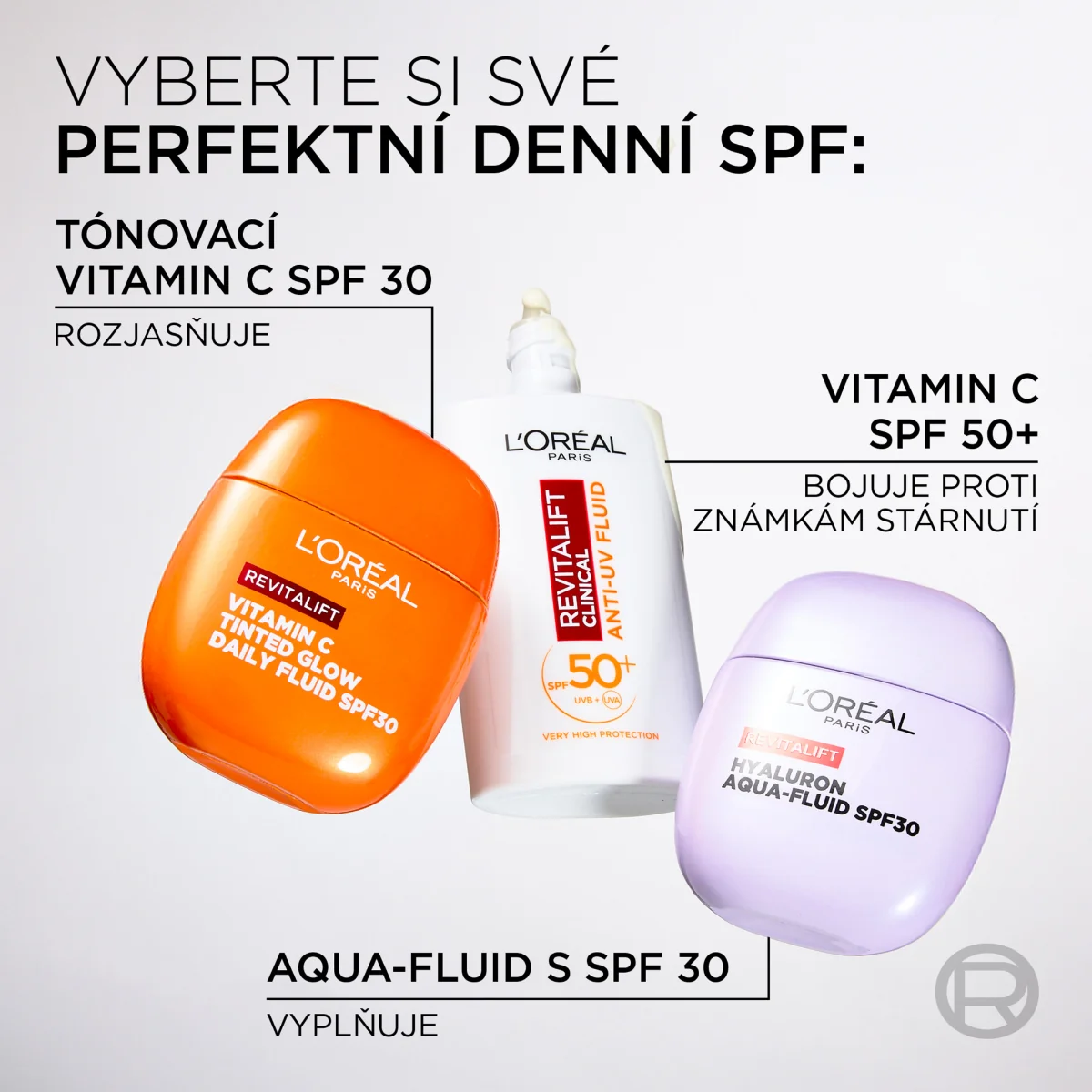 Loréal Paris Revitalift Filler SunPod Aqua Fluid s kyselinou hyaluronovou & SPF30 40 ml