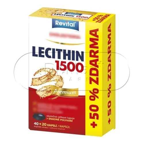 REVITAL Lecithin 1500 cps.40+20 zdarma
