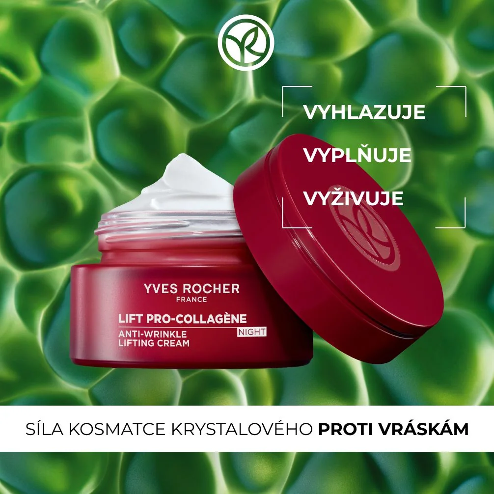 Yves Rocher Noční vyhlazující péče proti vráskám 50 ml
