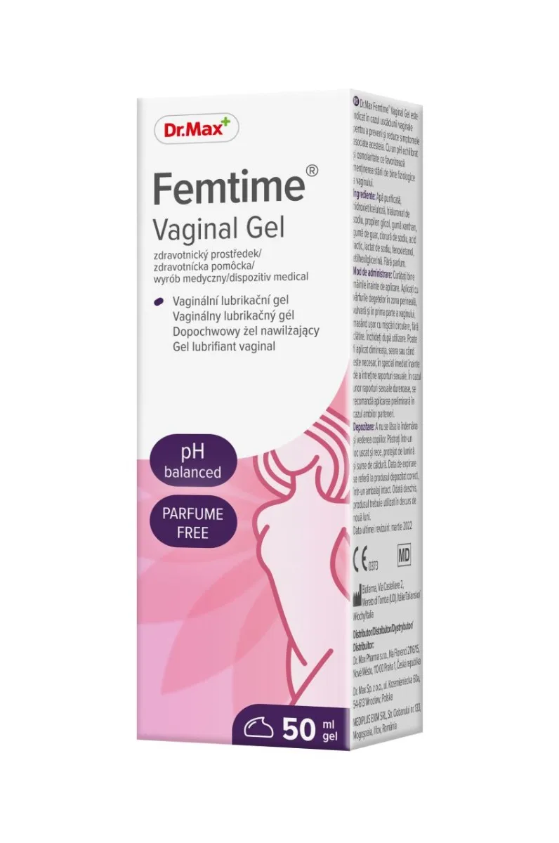 Dr. Max Femtime Vaginal Gel vaginální lubrikační gel 50 ml