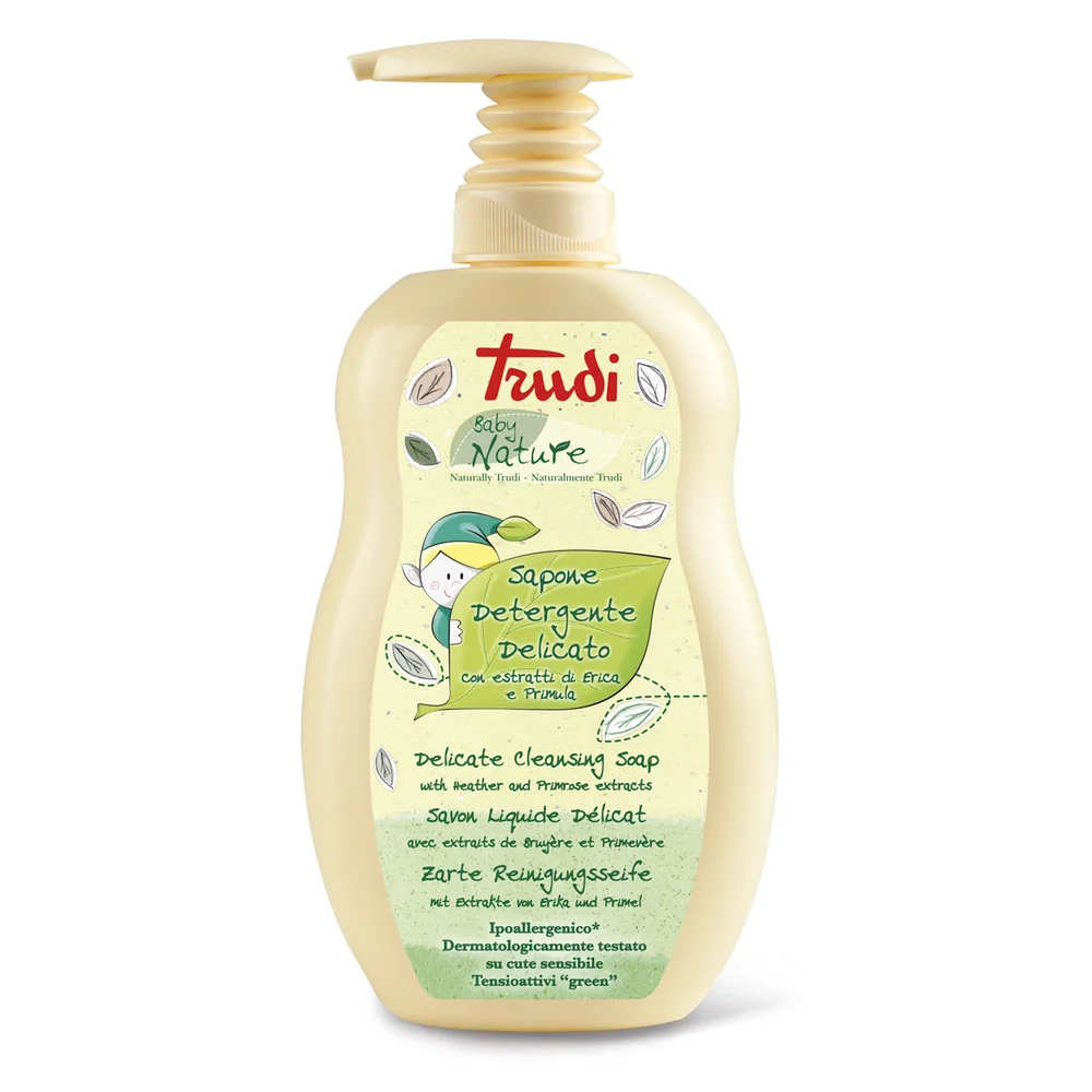 Trudi Nature hypoalergenní dětské tekuté mýdlo s výtažky z prvosenky a vřesu 400 ml