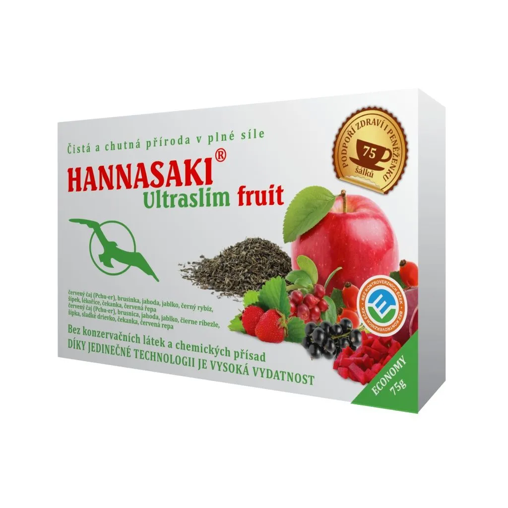 Hannasaki Ultraslim Fruit sypaný čaj 75 g