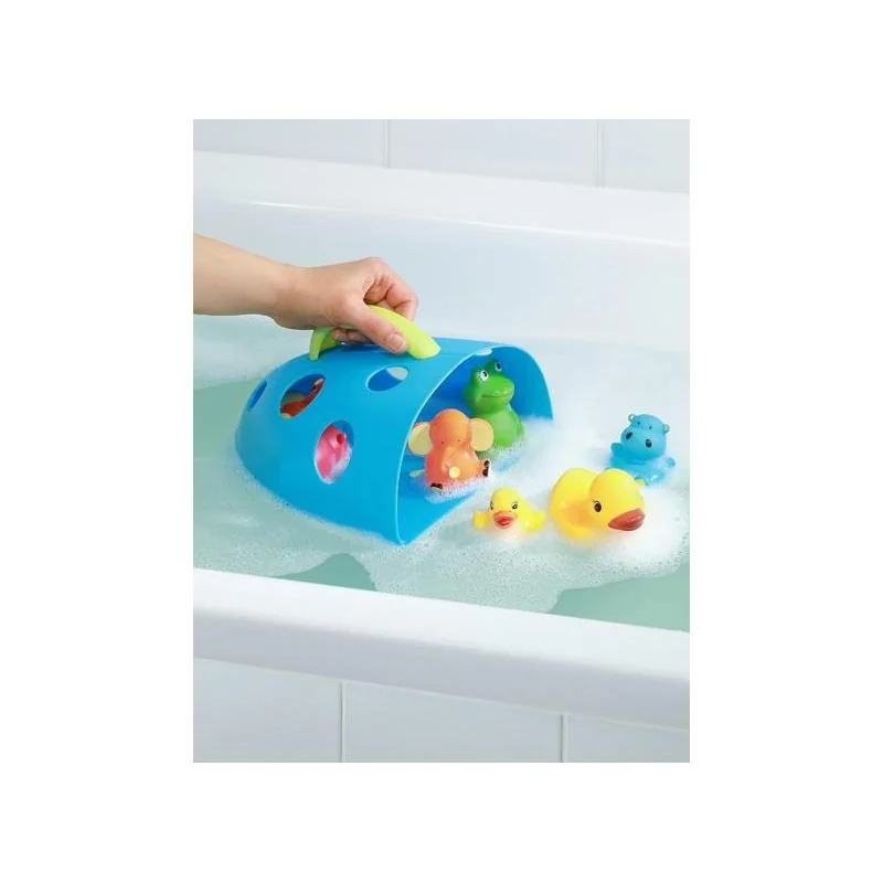Akuku Box, nádobka na hračky do vody, na vanu, šedý