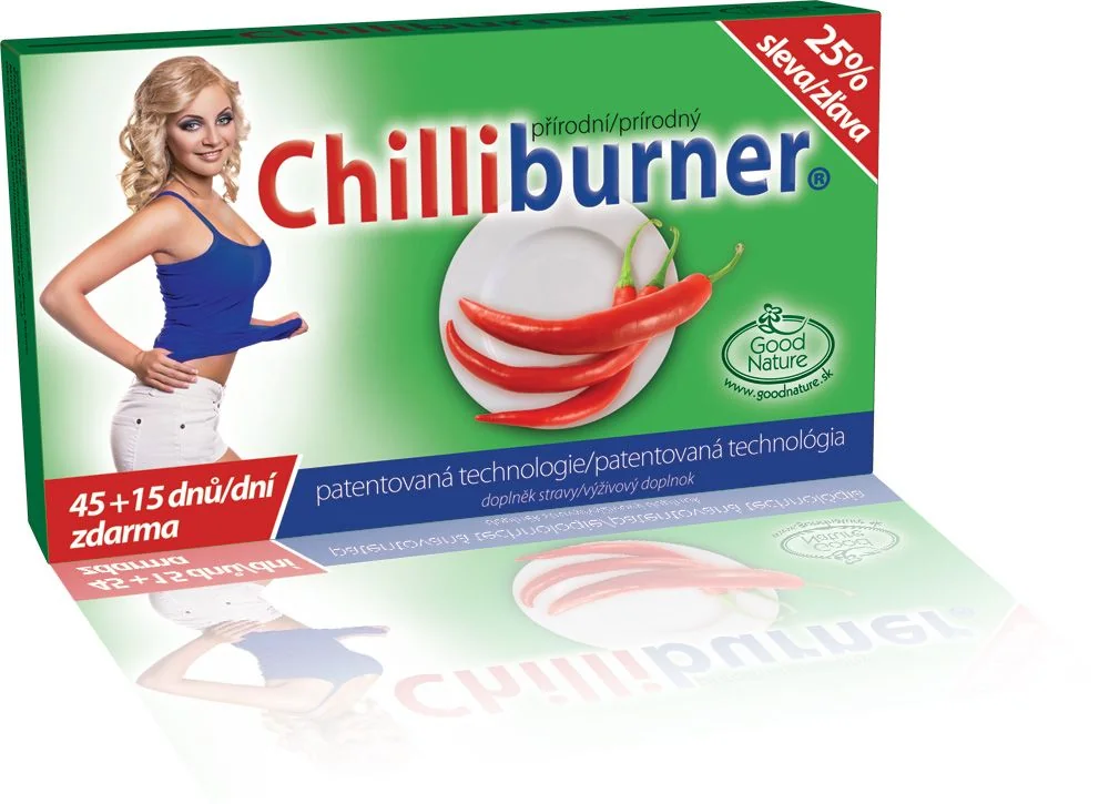 Chilliburner Podpora hubnutí 45+15 tablet