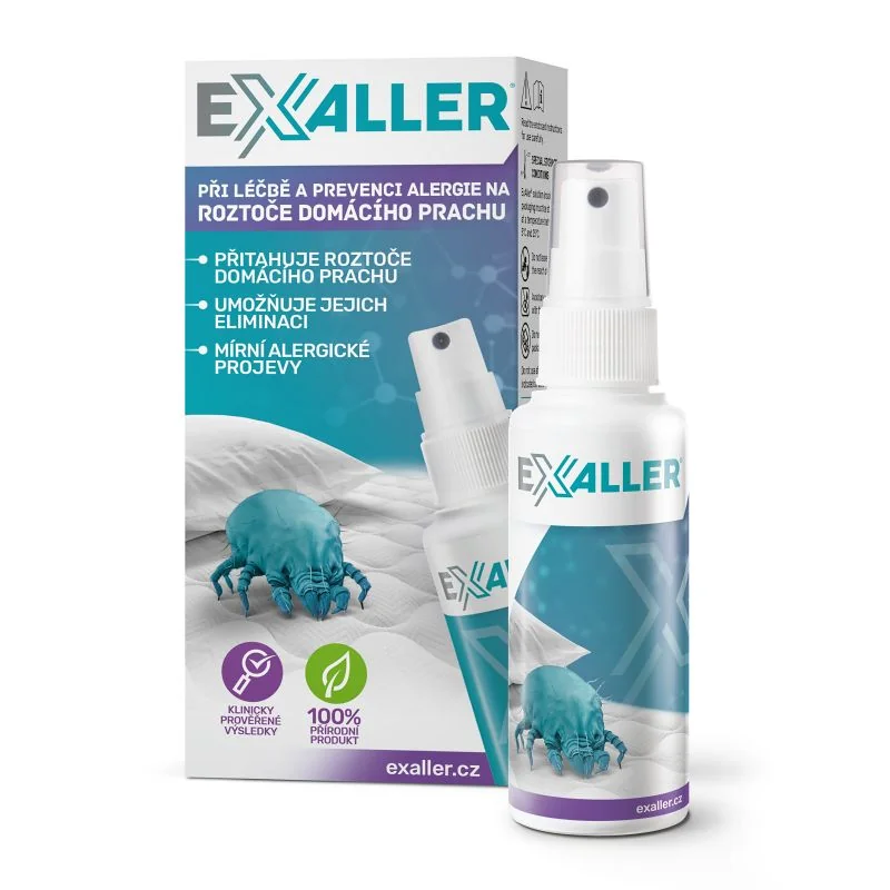 ExAller Sprej při alergii na roztoče domácího prachu – 150 ml