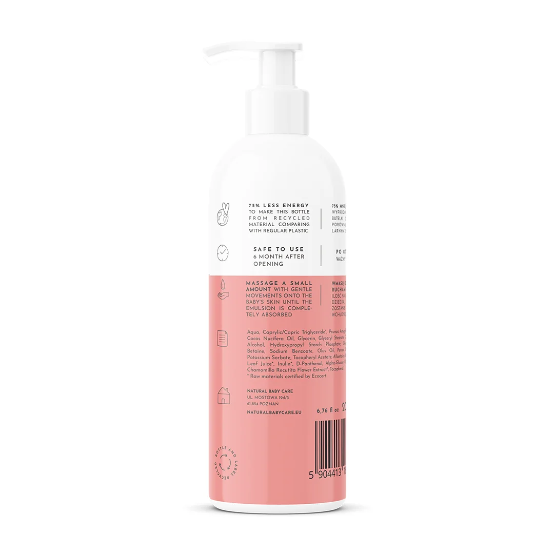Natural Baby Care Dětské tělové mléko, 200 ml