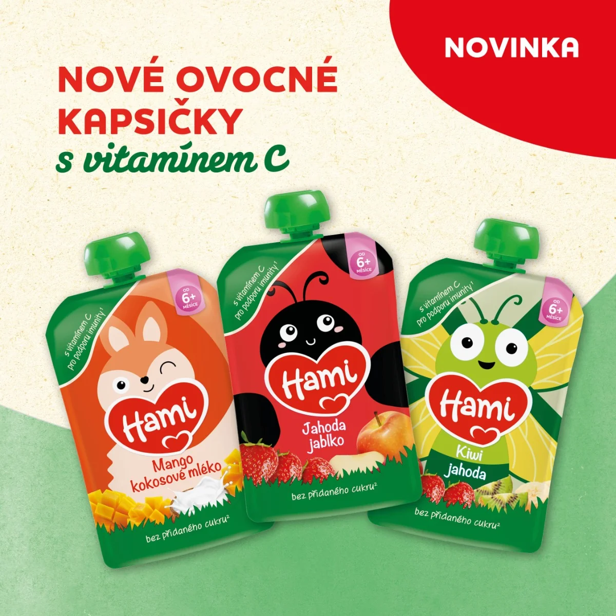 Hami Smoothie Lesní ovoce 6m+ kapsička 100 g